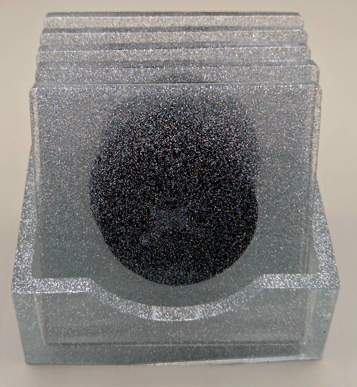 Handcrafted Epoxy Resin Coaster - Gothic Home Decor