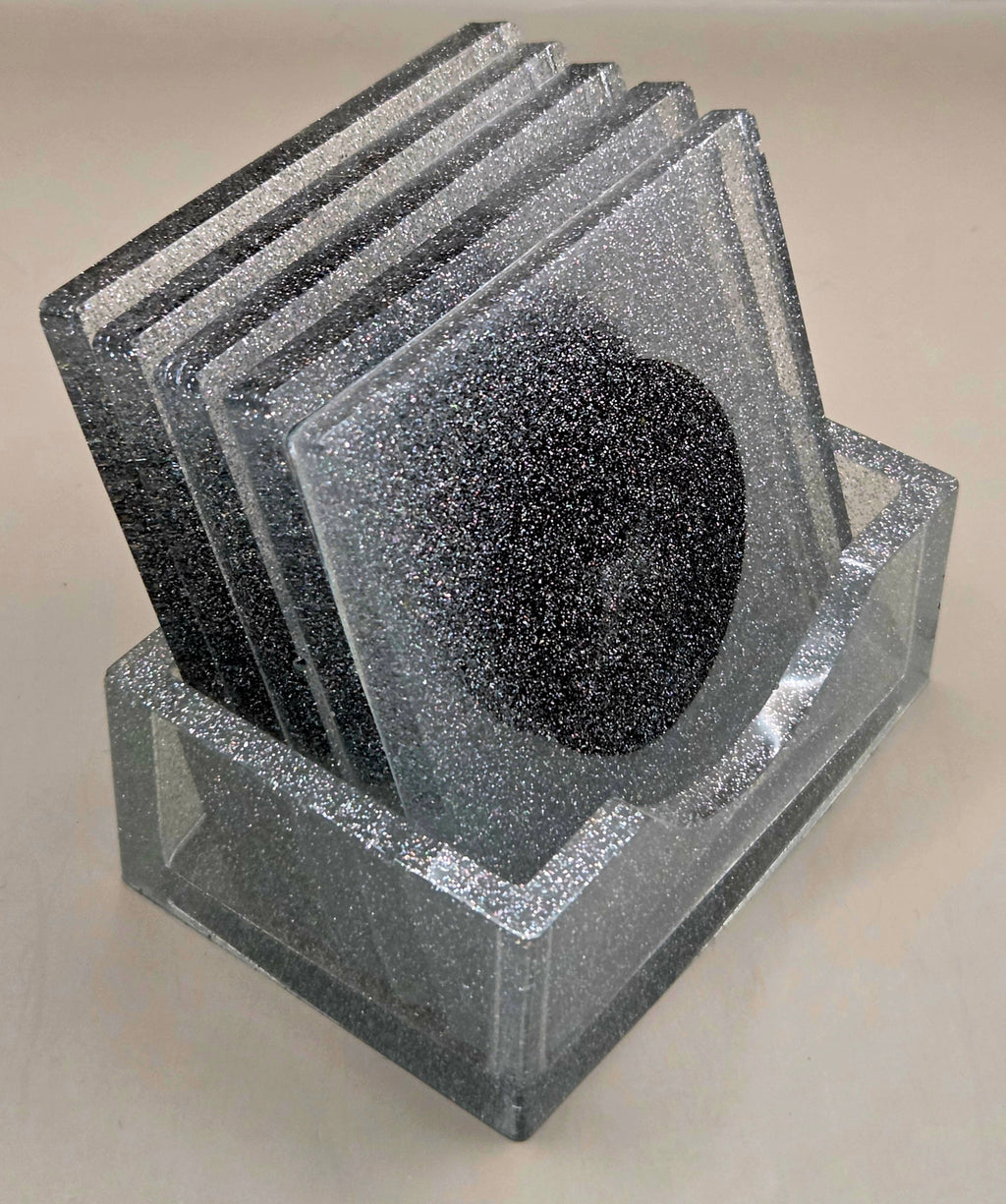 Handcrafted Epoxy Resin Coaster - Gothic Home Decor