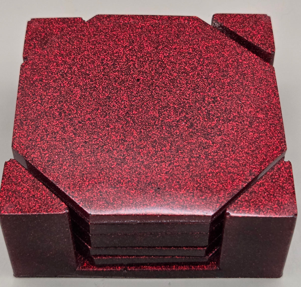 Handcrafted Epoxy Resin Coaster - Gothic Home Decor