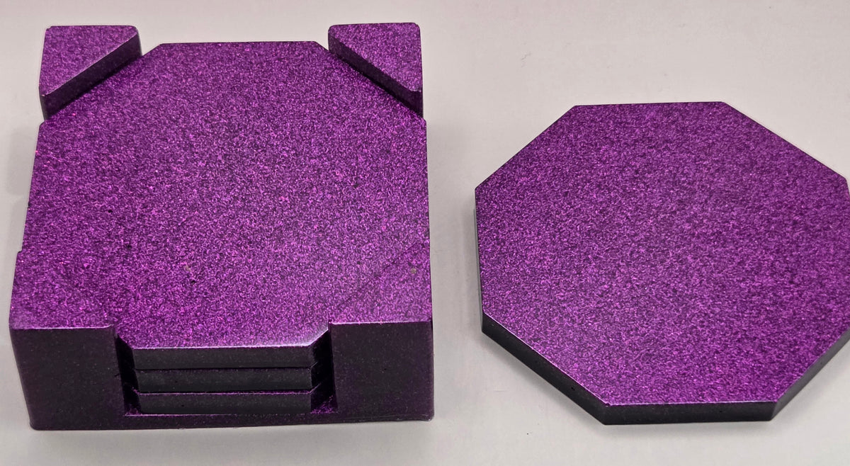 Handcrafted Epoxy Resin Coaster - Gothic Home Decor