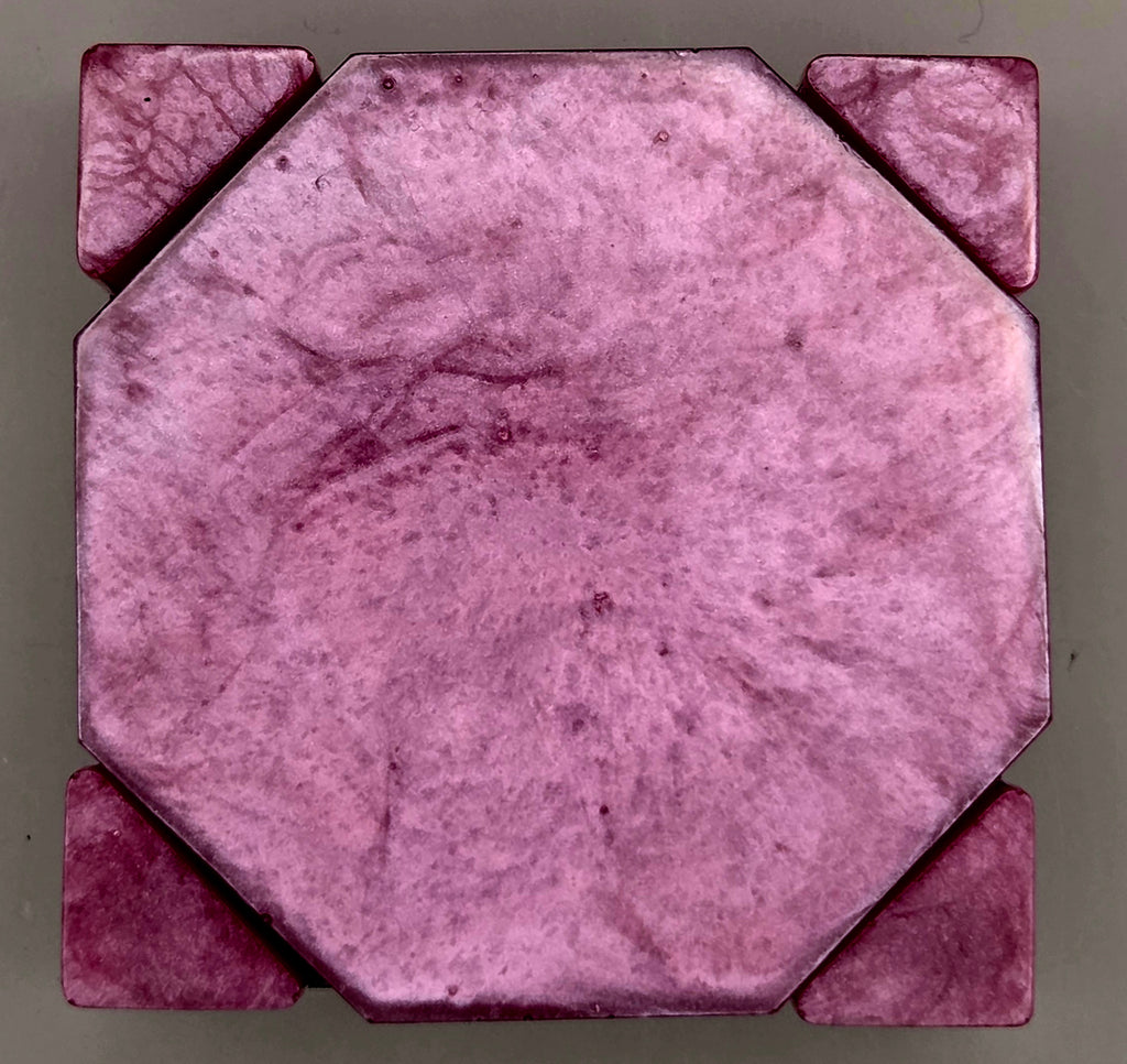 Handcrafted Epoxy Resin Coaster - Gothic Home Decor