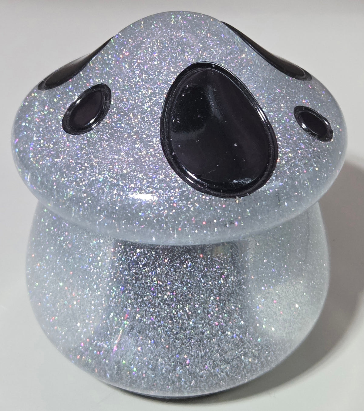 Handcrafted Epoxy Resin Mushroom Jar - Gothic Home Decor & Storage