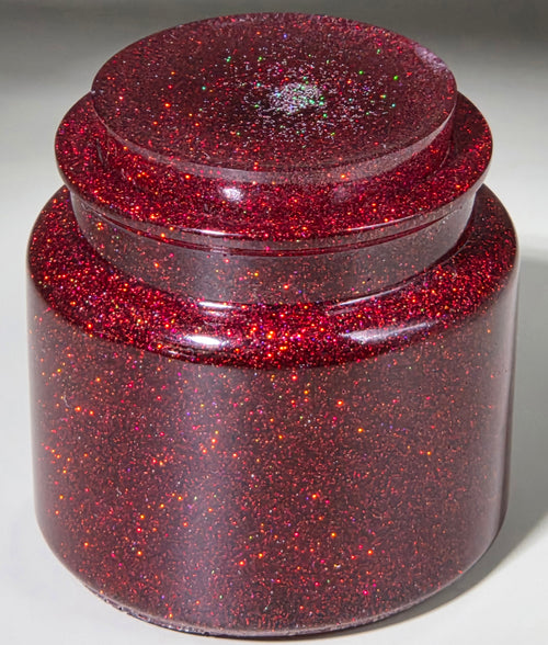 Handcrafted Epoxy Resin Apothecary Jar - Gothic Home Decor