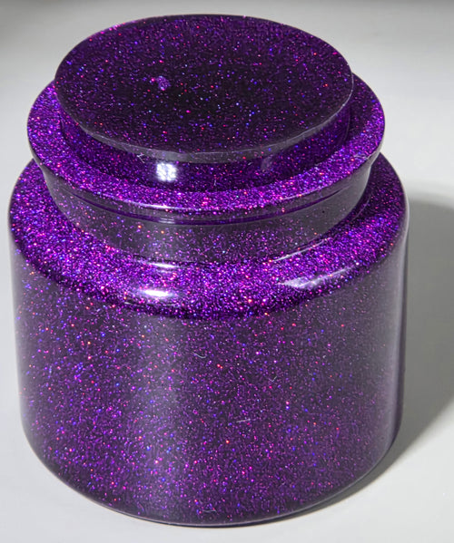 Handcrafted Epoxy Resin Apothecary Jar - Gothic Home Decor