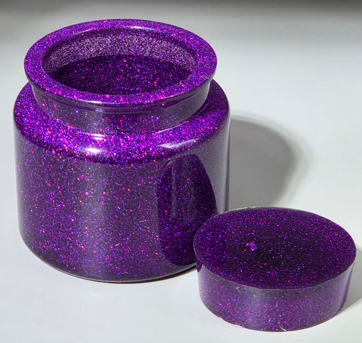 Handcrafted Epoxy Resin Apothecary Jar - Gothic Home Decor