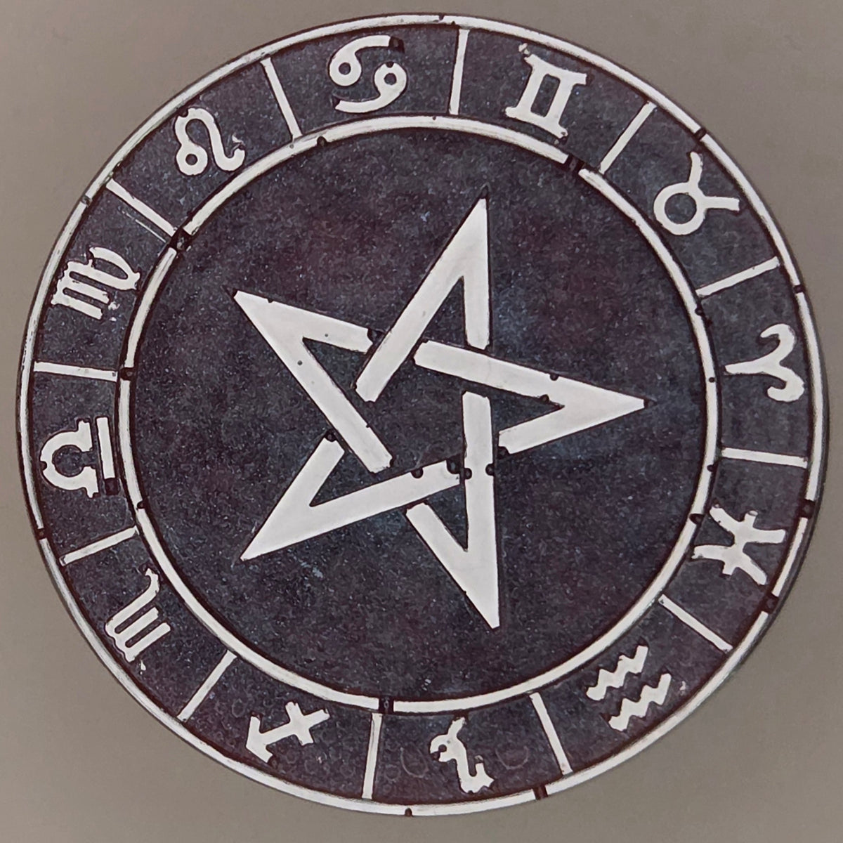 Handcrafted Epoxy Resin Celestial Astrology Jar - Gothic Home Decor & Storage