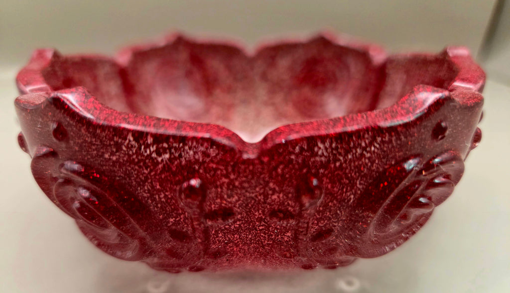 Handcrafted Epoxy Resin Decorative Bowl - Gothic Home Decor