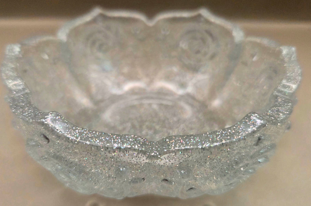 Handcrafted Epoxy Resin Decorative Bowl - Gothic Home Decor