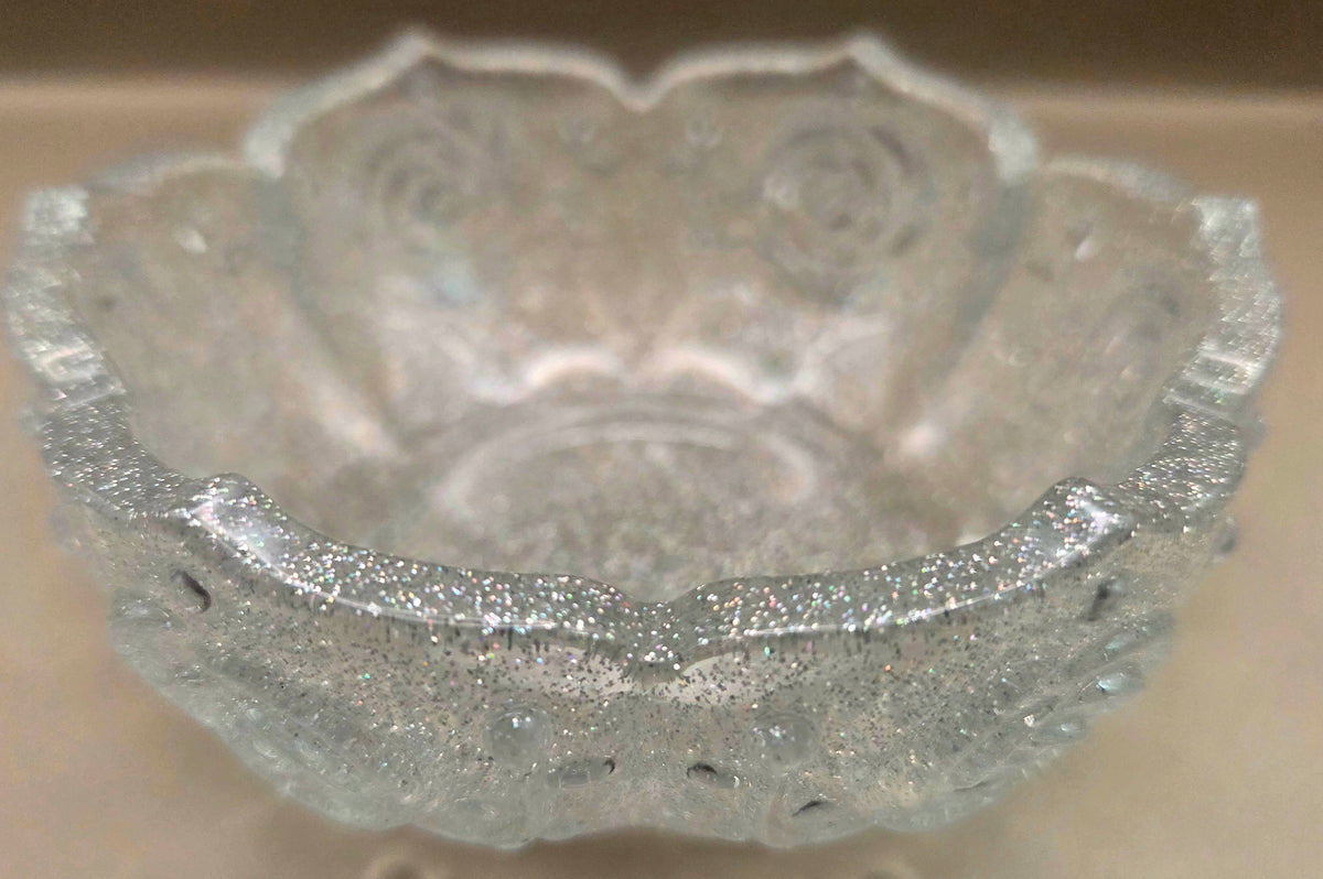 Handcrafted Epoxy Resin Decorative Bowl - Gothic Home Decor