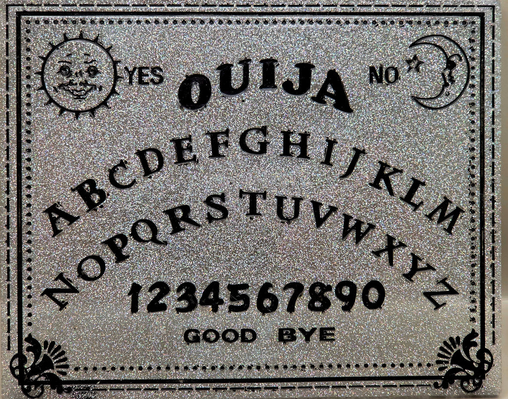 Handcrafted Epoxy Resin Ouija Board Set with Planchette - Gothic Home Decor