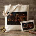 Say, Hear, Speak No Evil Sublimation Printed Tote Bag & Matching Handbag Set - Gothic Wearable Art