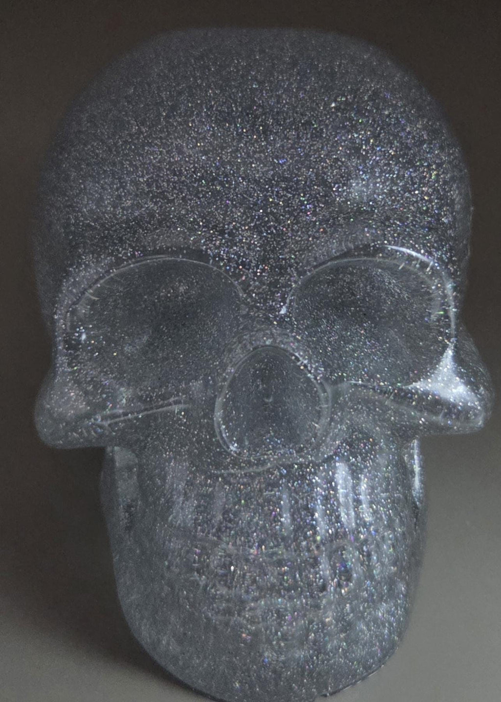 Handcrafted Epoxy Resin Skull - Gothic Home Decor