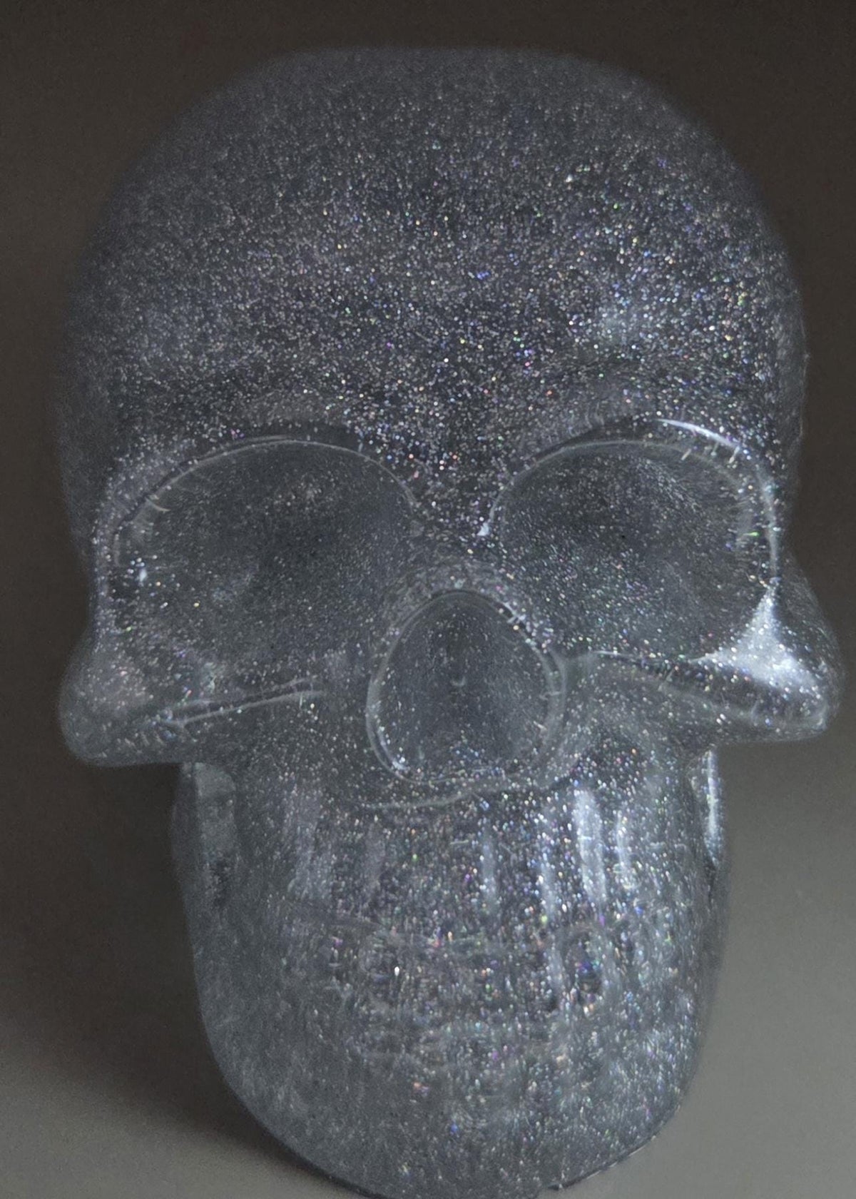 Handcrafted Epoxy Resin Skull - Gothic Home Decor