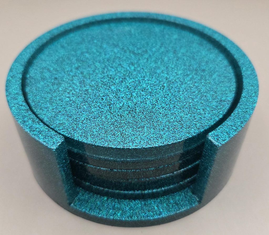 Handcrafted Epoxy Resin Coaster - Gothic Home Decor
