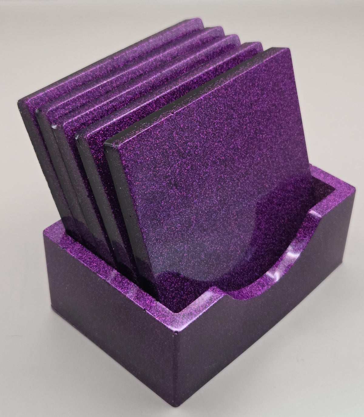 Handcrafted Epoxy Resin Coaster - Gothic Home Decor
