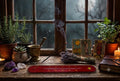 Handcrafted Epoxy Resin Incense Holder - Gothic Home Decor