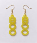 Handcrafted Epoxy Resin Boo Earrings - Gothic Wearable Art
