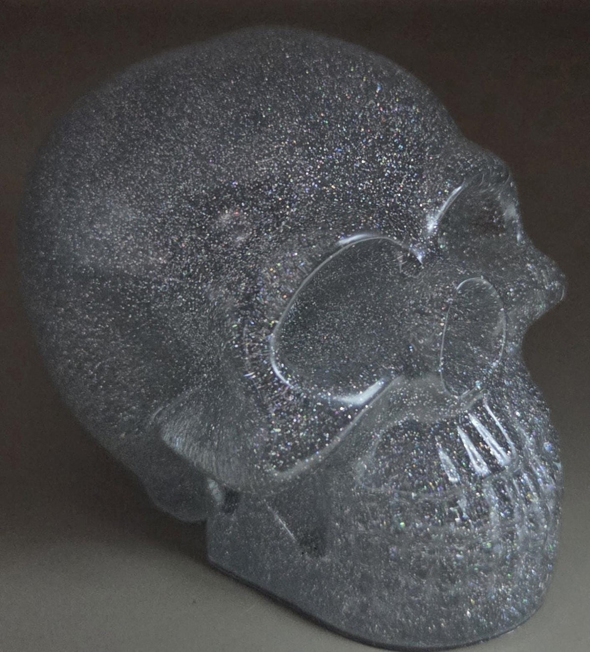 Handcrafted Epoxy Resin Skull - Gothic Home Decor