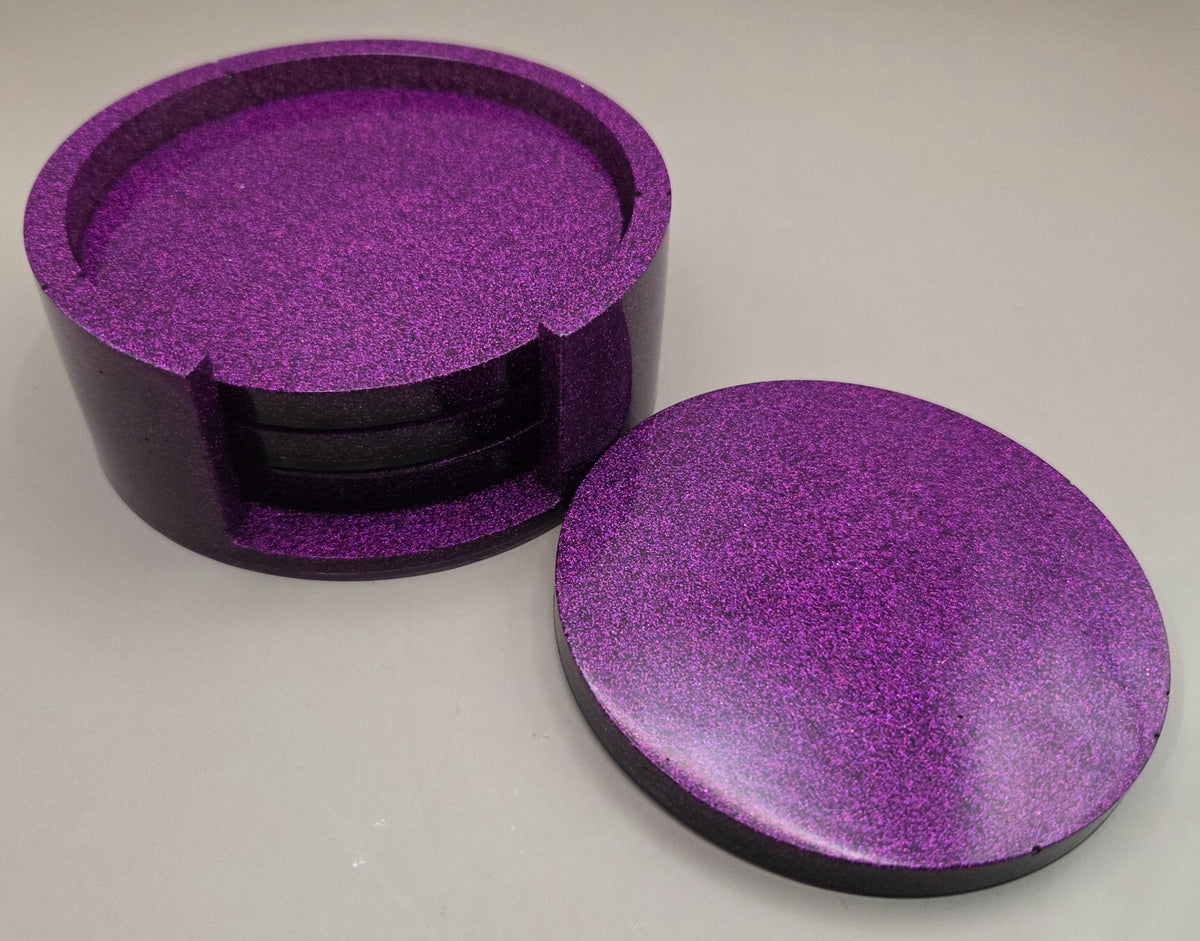 Handcrafted Epoxy Resin Coaster - Gothic Home Decor