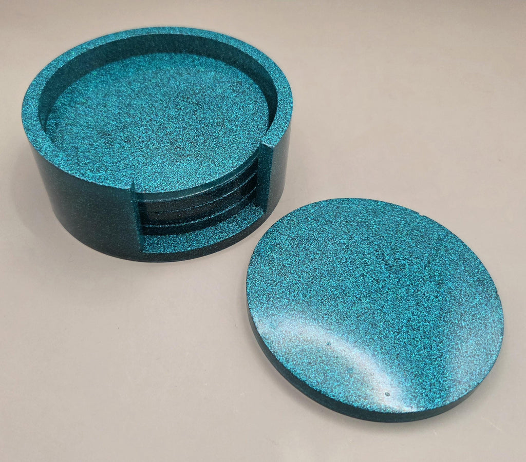 Handcrafted Epoxy Resin Coaster - Gothic Home Decor