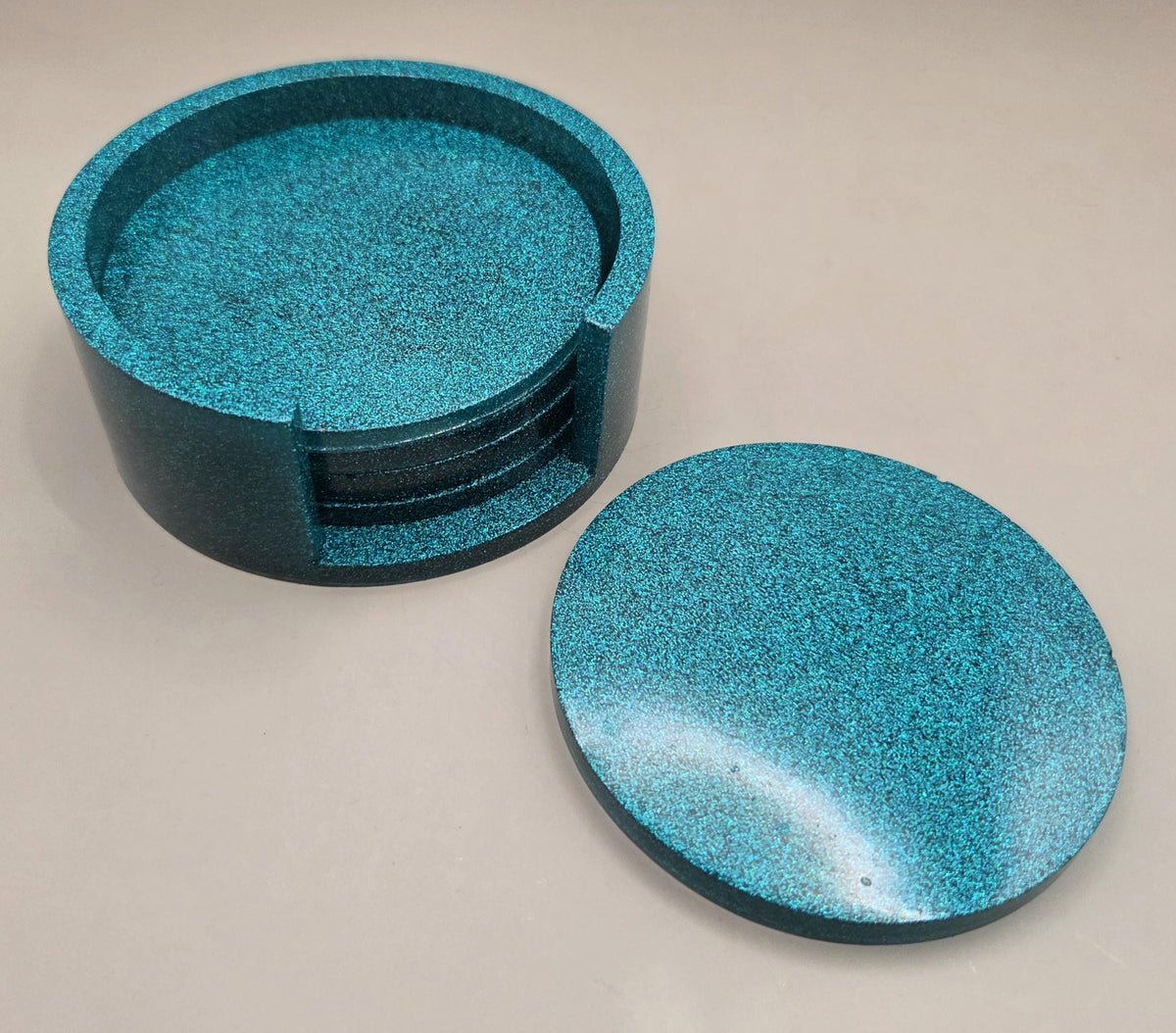 Handcrafted Epoxy Resin Coaster - Gothic Home Decor