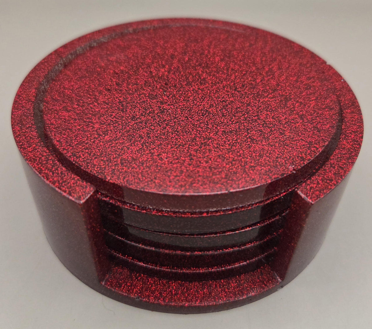 Handcrafted Epoxy Resin Coaster - Gothic Home Decor