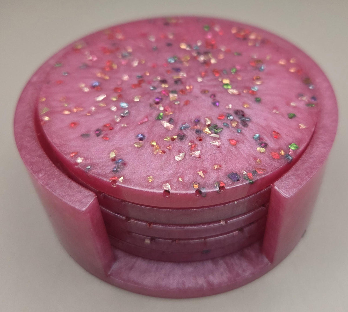 Handcrafted Epoxy Resin Coaster - Gothic Home Decor