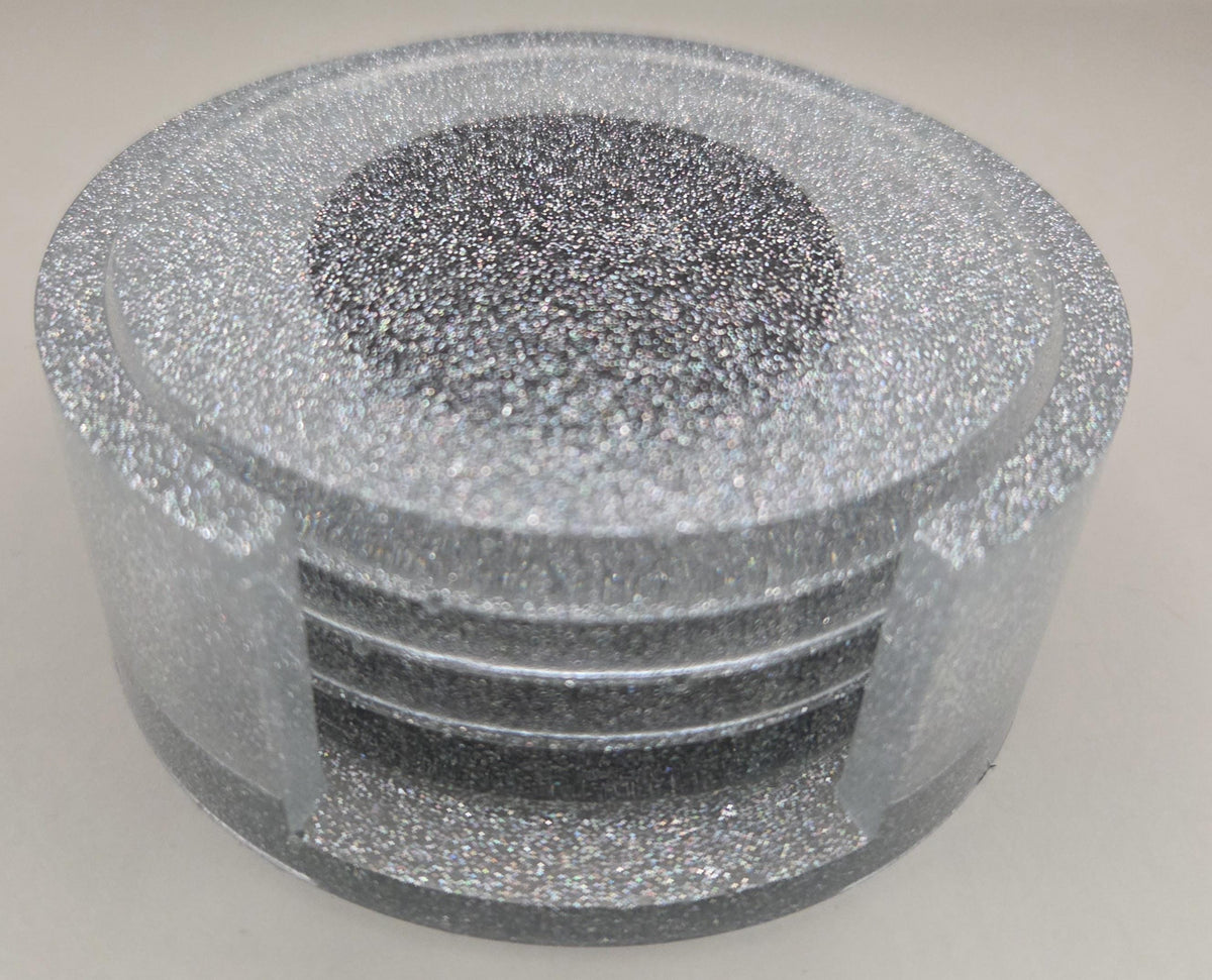 Handcrafted Epoxy Resin Coaster - Gothic Home Decor