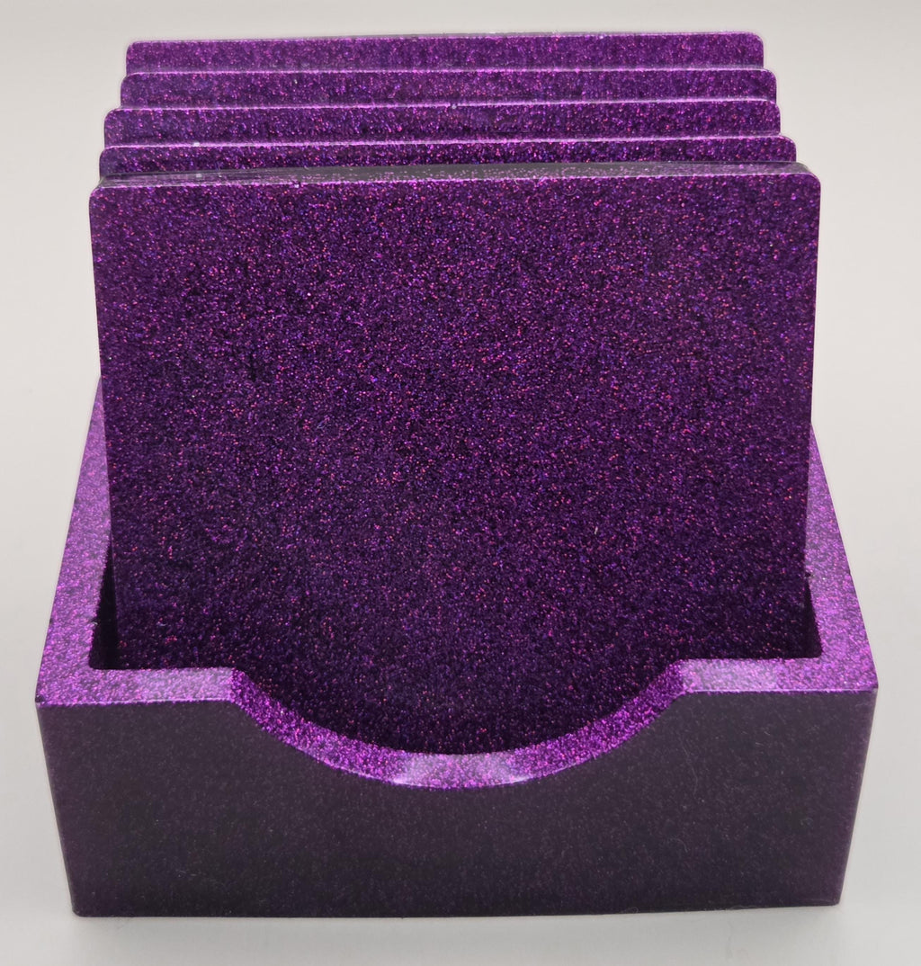 Handcrafted Epoxy Resin Coaster - Gothic Home Decor