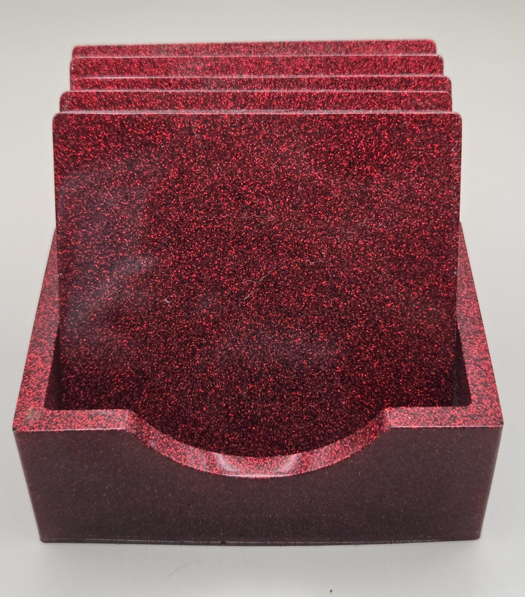 Handcrafted Epoxy Resin Coaster - Gothic Home Decor