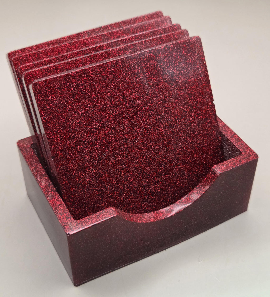 Handcrafted Epoxy Resin Coaster - Gothic Home Decor