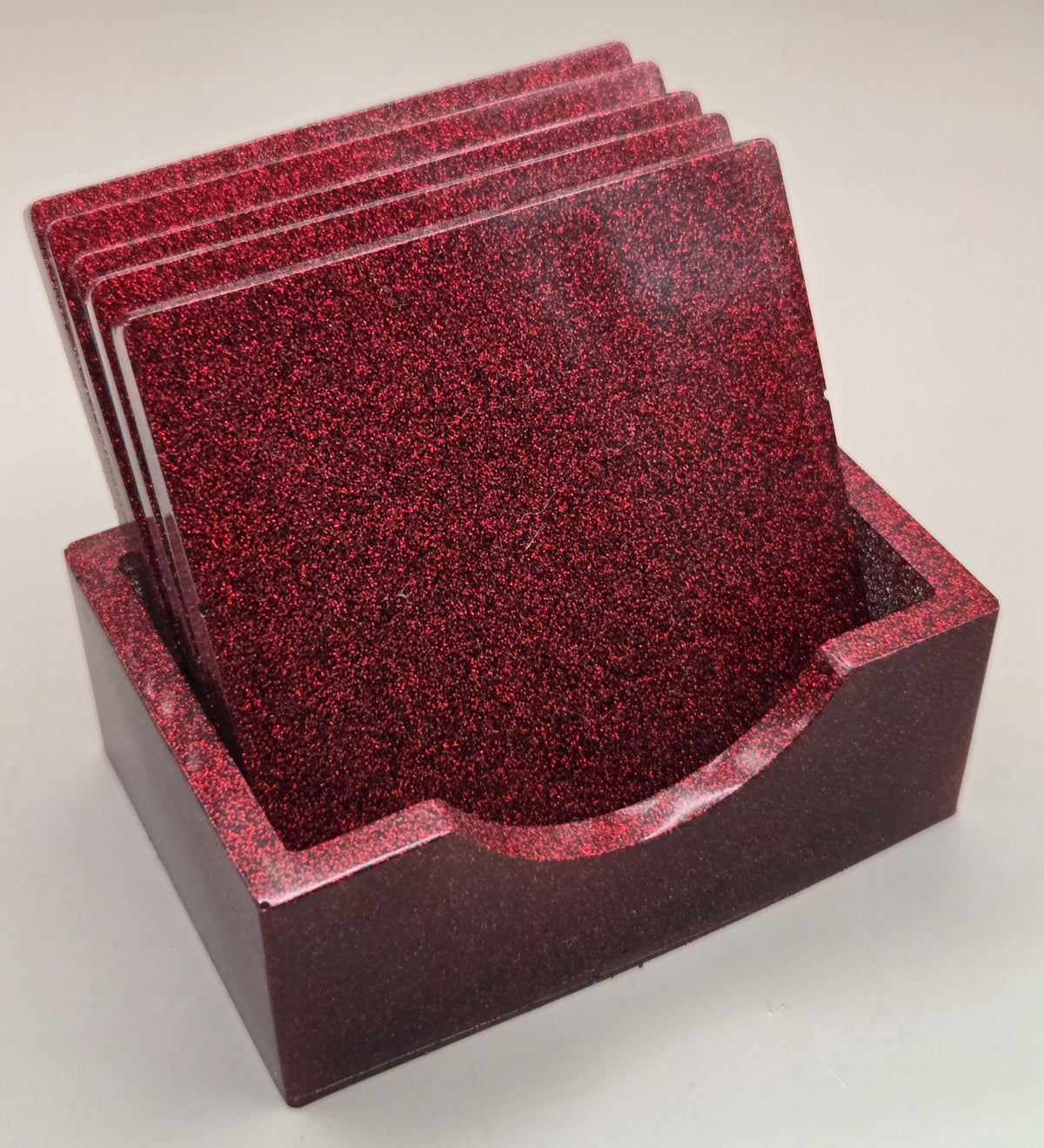 Handcrafted Epoxy Resin Coaster - Gothic Home Decor