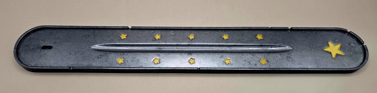 Handcrafted Epoxy Resin Incense Holder - Gothic Home Decor