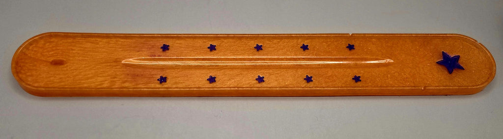 Handcrafted Epoxy Resin Incense Holder - Gothic Home Decor
