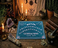 Handcrafted Epoxy Resin Ouija Board Set with Planchette - Gothic Home Decor