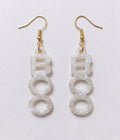 Handcrafted Epoxy Resin Boo Earrings - Gothic Wearable Art