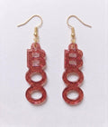 Handcrafted Epoxy Resin Boo Earrings - Gothic Wearable Art