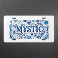 Mystic Sublimation Printed Vehicle Plate For Your Ride or Wall Decor - Gothic Automotive Art