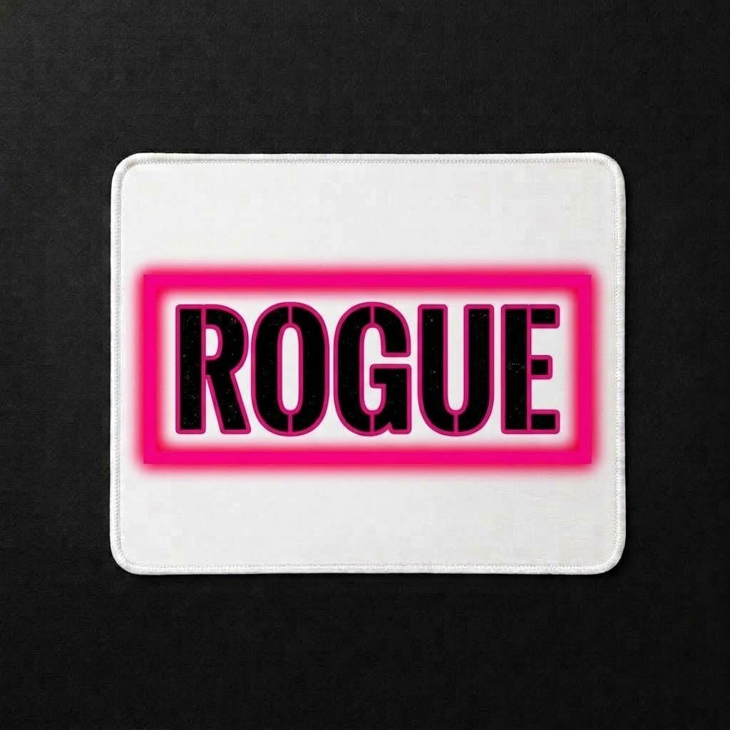 Rogue Sublimation Printed Standard Mouse Pad - Gothic Workspace Art