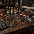 Trash Magic Sublimation Printed Standard Mouse Pad - Gothic Workspace Art