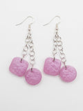 Enchanted Link Drop Handcrafted Epoxy Resin Earrings - Gothic Wearable Art