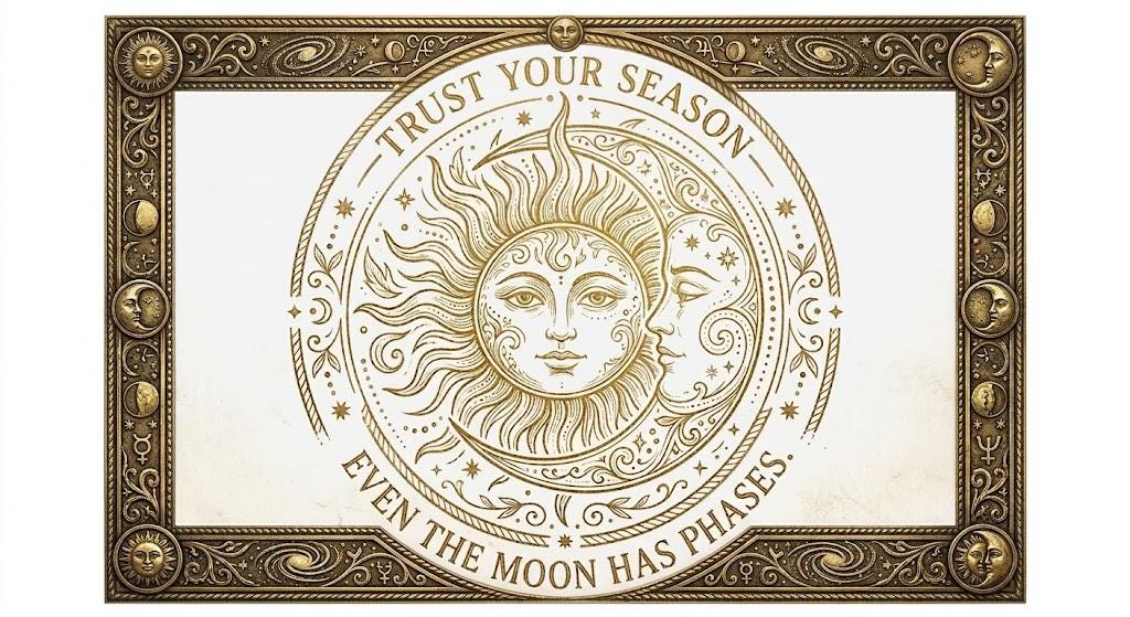 Trust Your Season Sublimation Printed Tote Bag & Matching Handbag Set - Gothic Wearable Art
