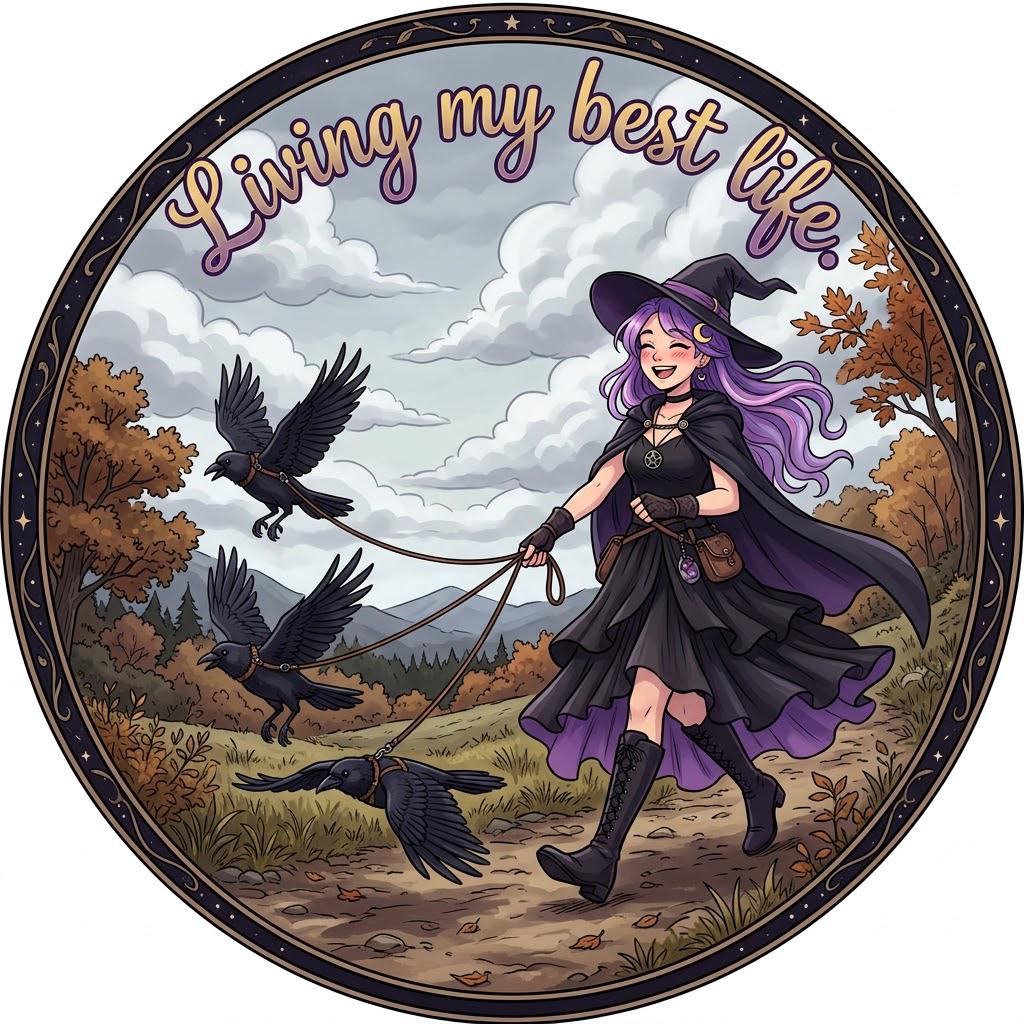 Living My Best Life Sublimation Printed Vehicle Plate For Your Ride or Wall Decor - Gothic Automotive Art