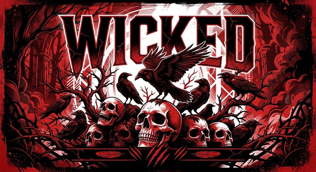 Wicked Sublimation Printed Vehicle Plate For Your Ride or Wall Decor - Gothic Automotive Art